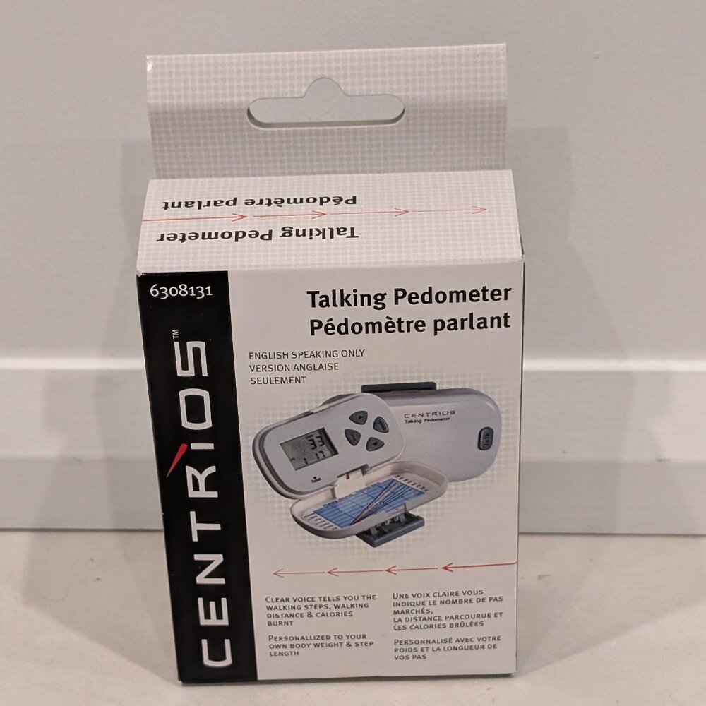 New Centrios Talking Pedometer